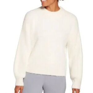CALIA BY CARRIE UNDERWOOD brushed eyelash soft sweater in cream size S